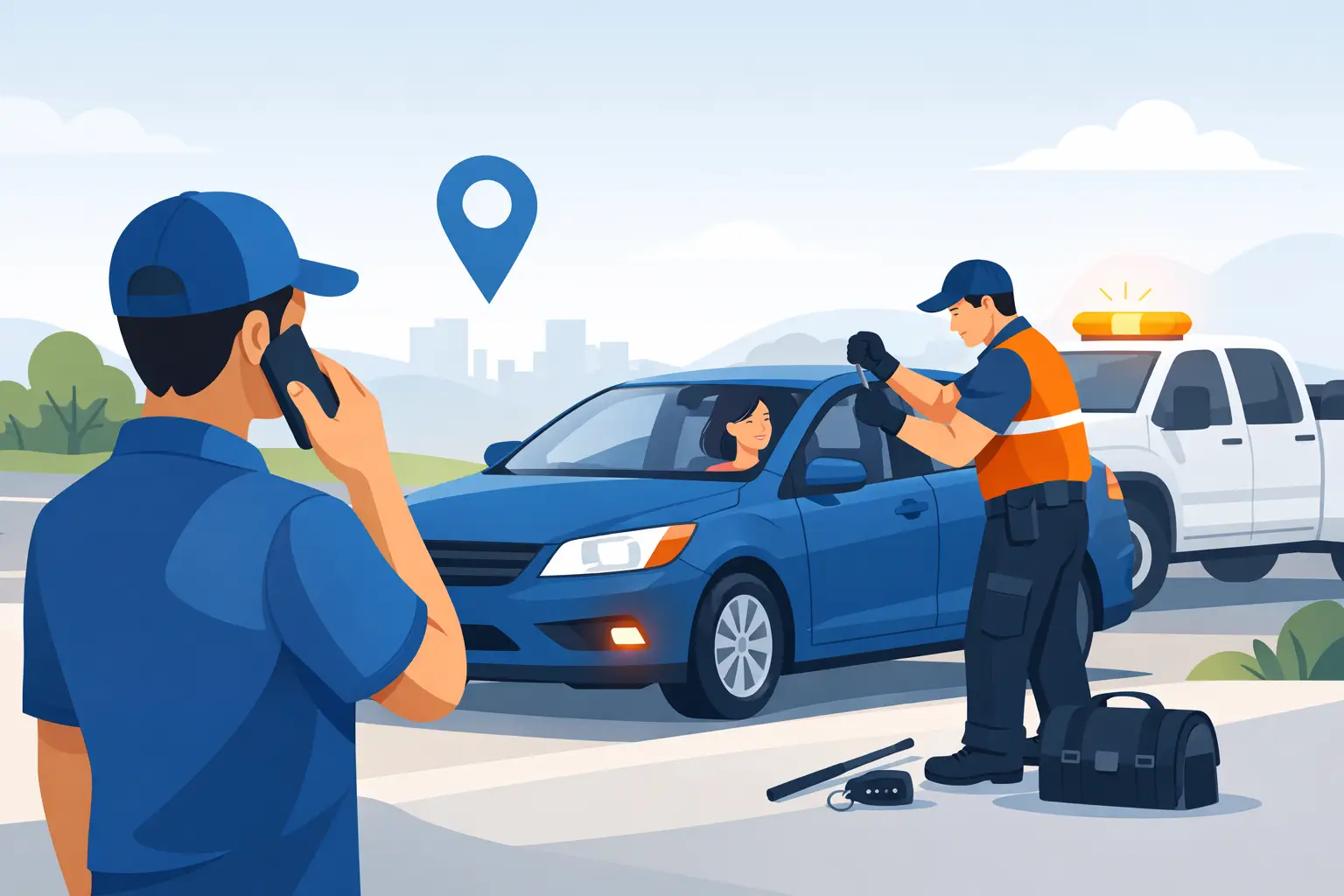 How Roadside Lockout Help Works Fast