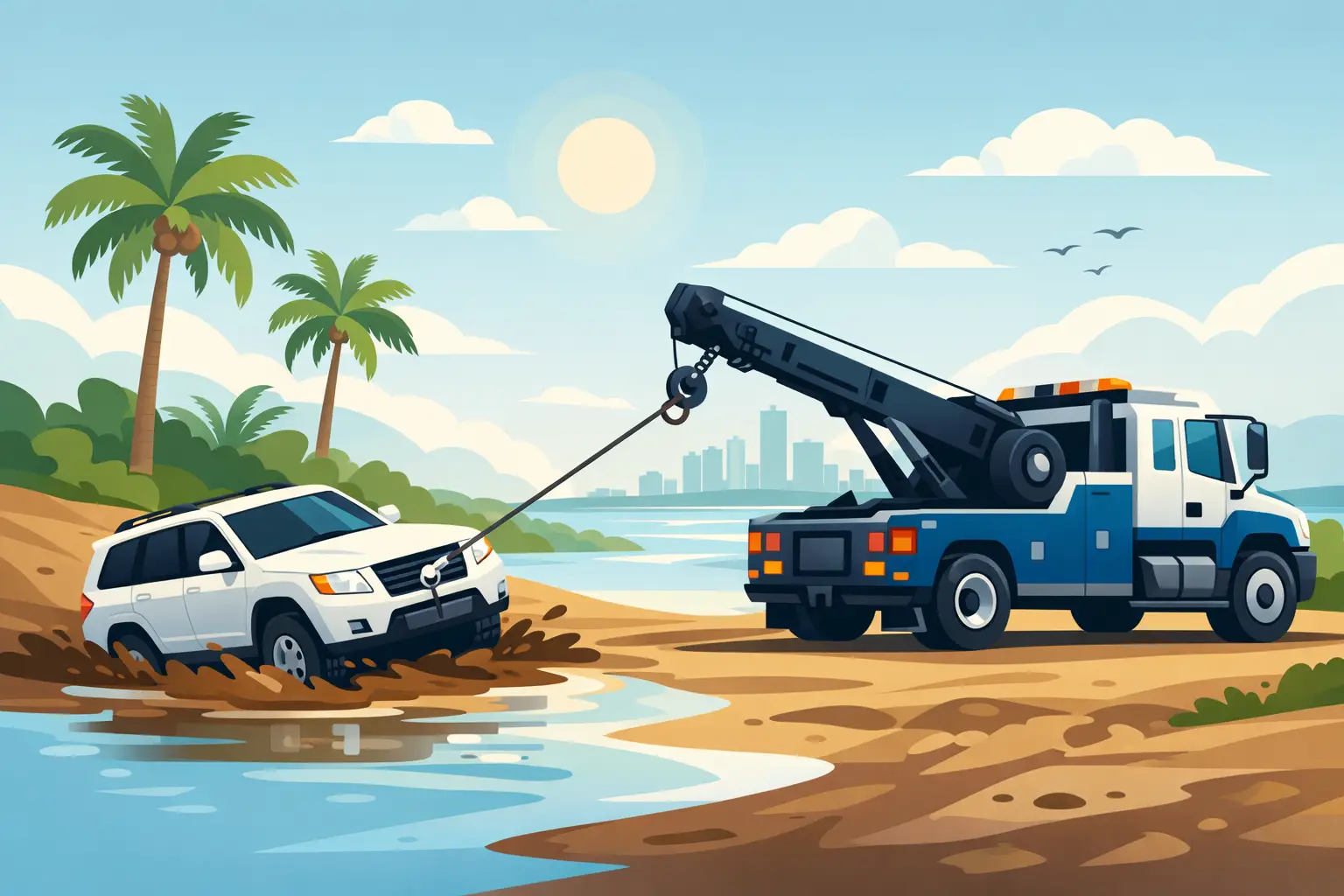 Winch Out Recovery Service in South Florida