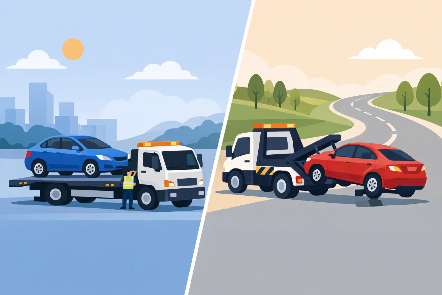 Flatbed Towing vs Wheel Lift: Which Is Safer?