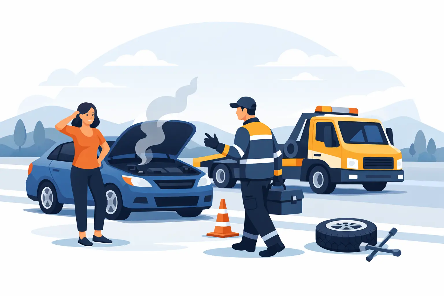 Roadside Assistance When Your Car Won’t Move