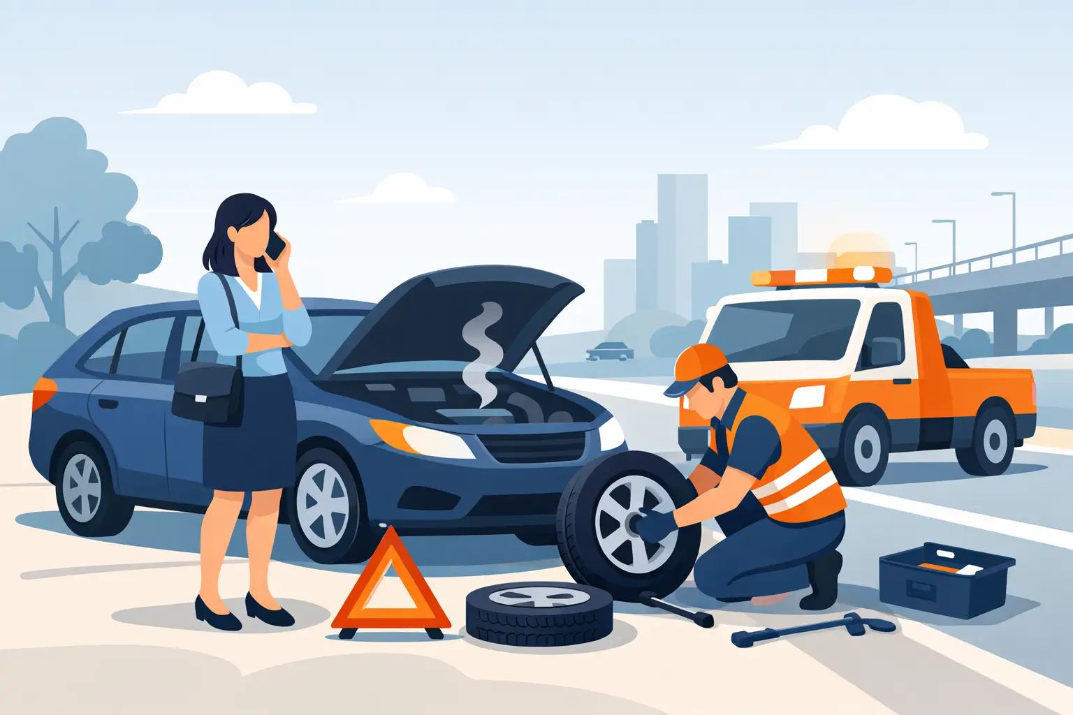 Roadside Help for Commuters Who Cannot Wait