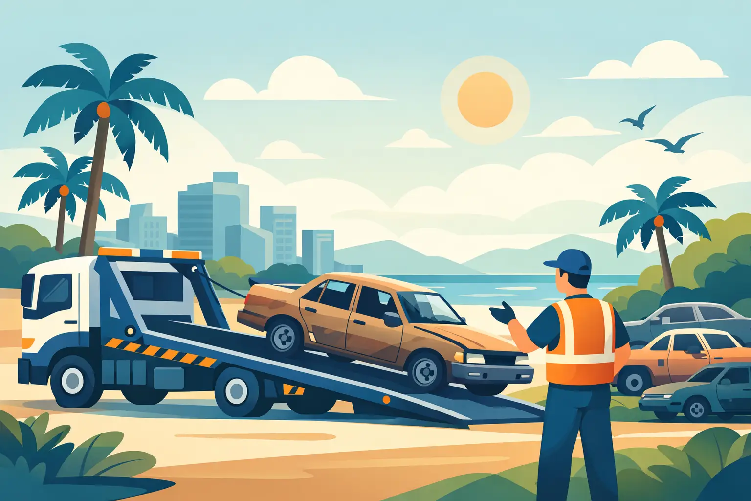 Same Day Junk Car Pickup in South Florida