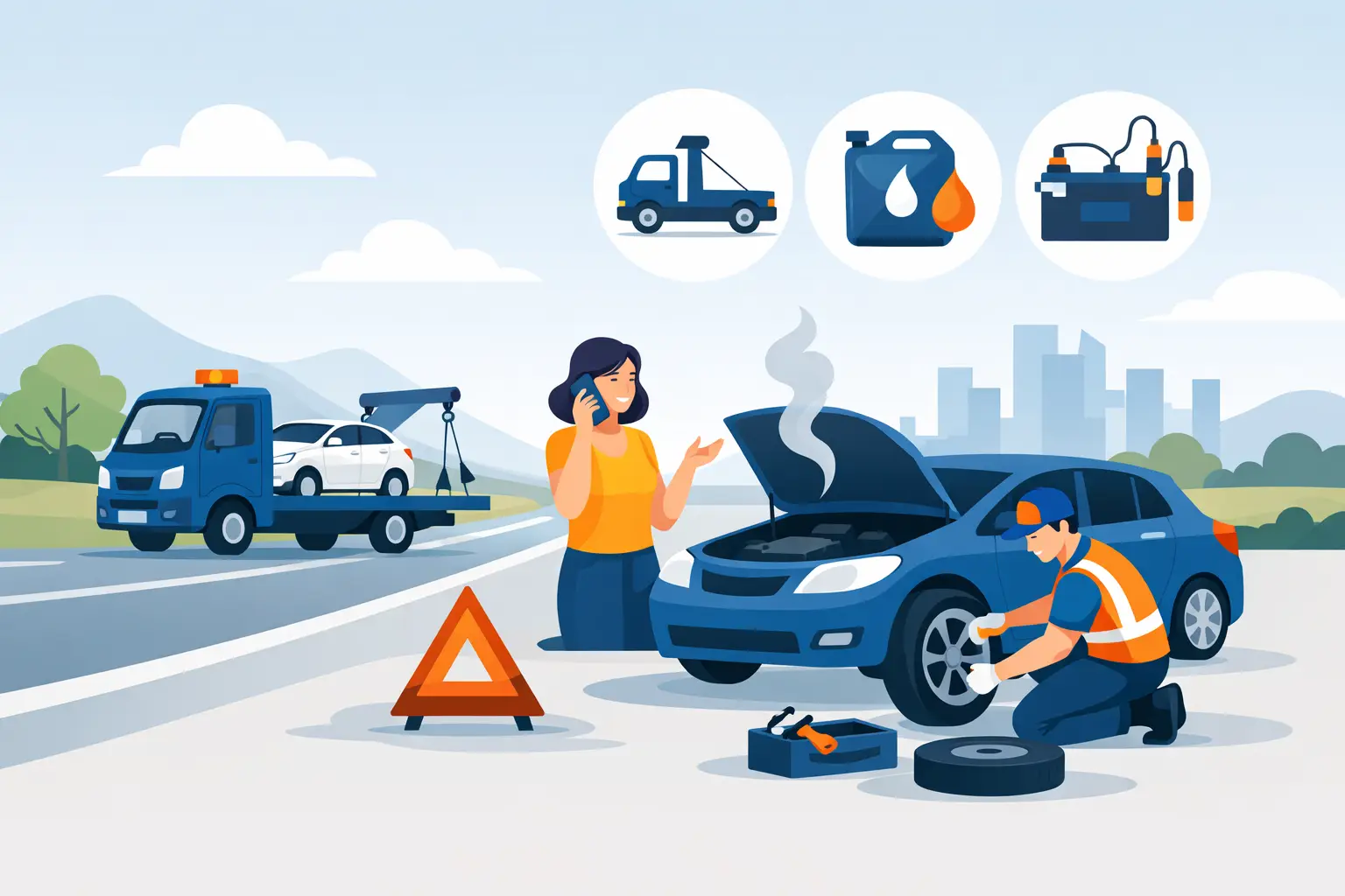 What Does Roadside Service Cover for Drivers?
