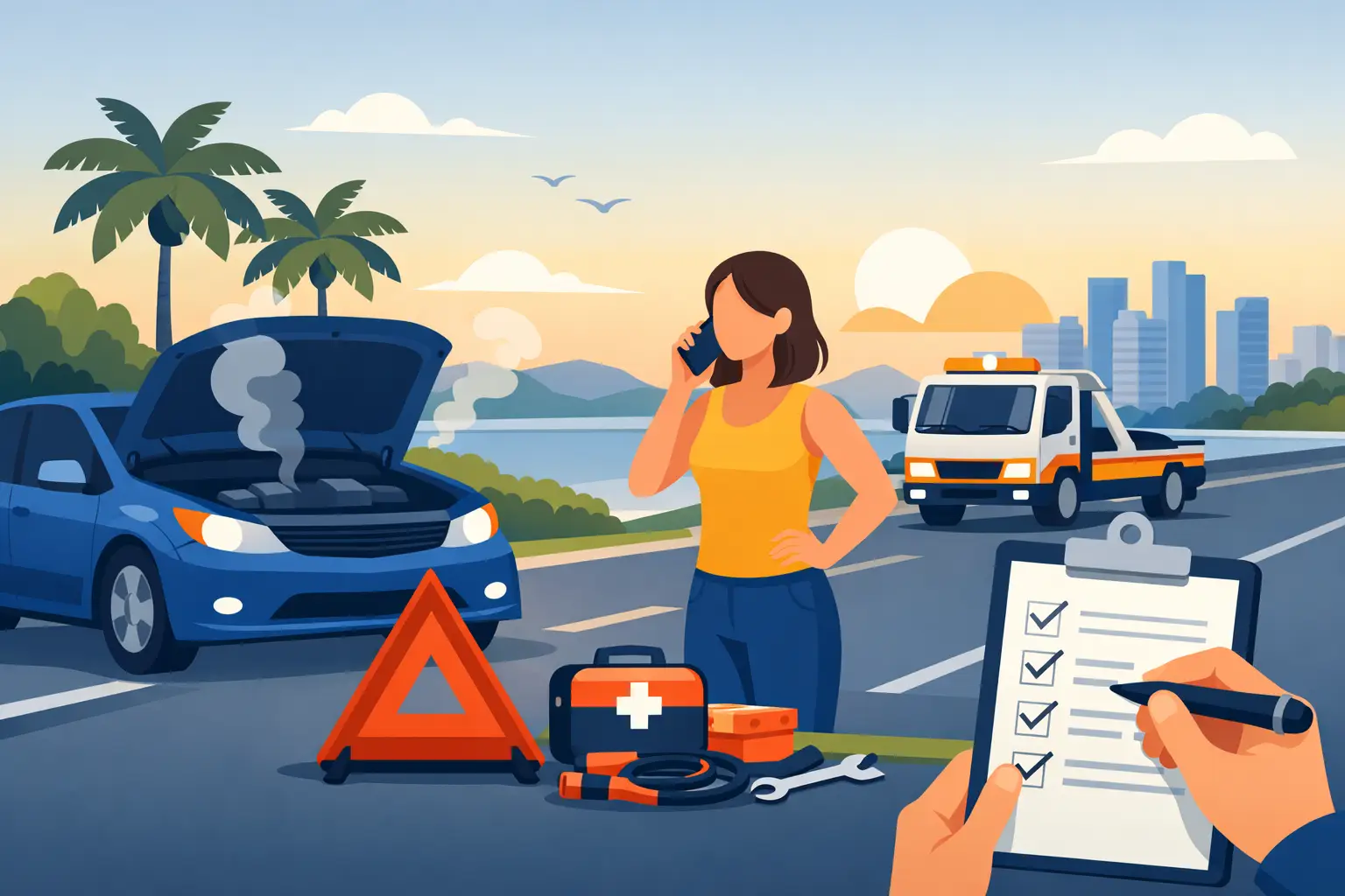Breakdown Safety Checklist for South Florida Drivers