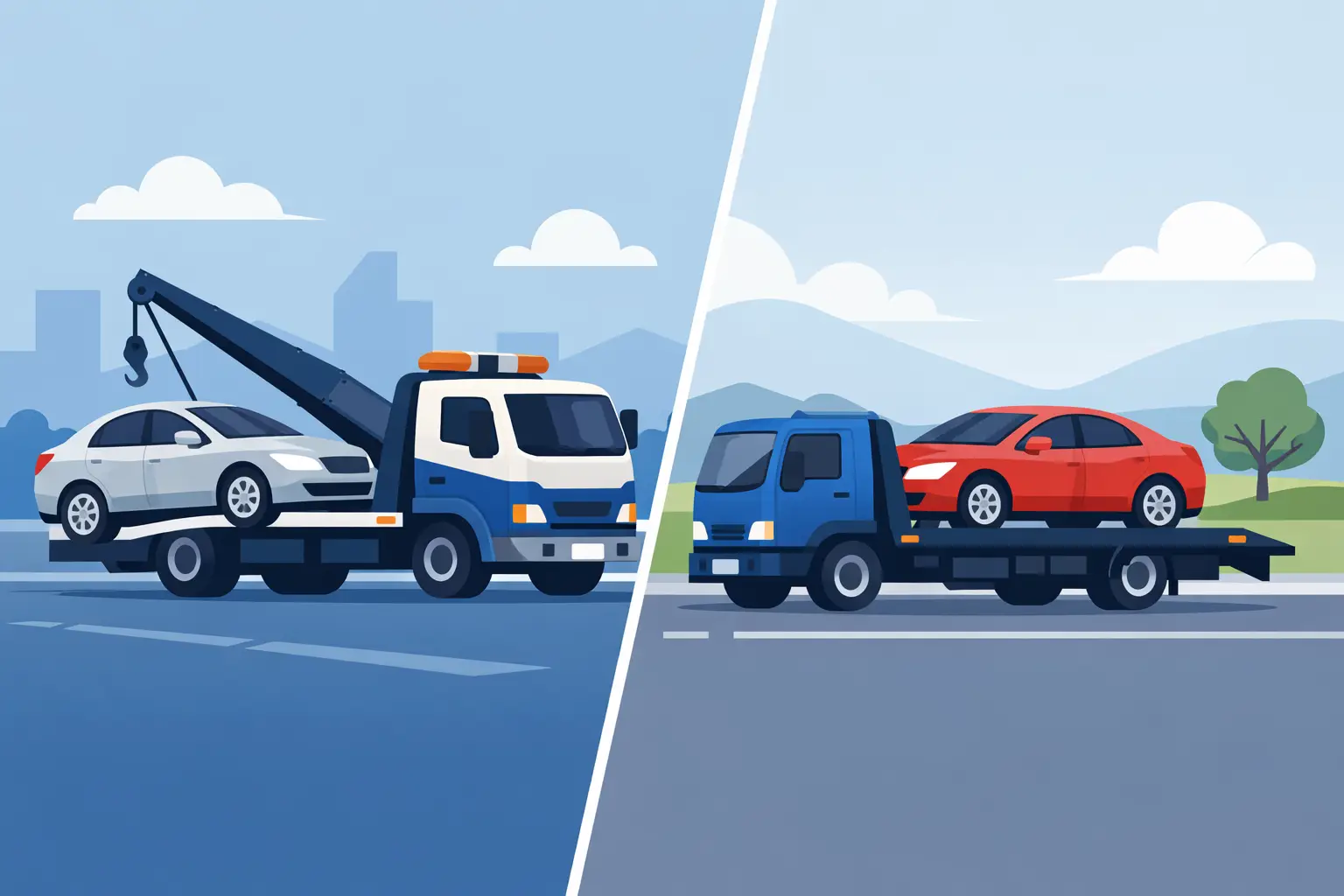 Tow Truck or Flatbed: Which Does Your Car Need?